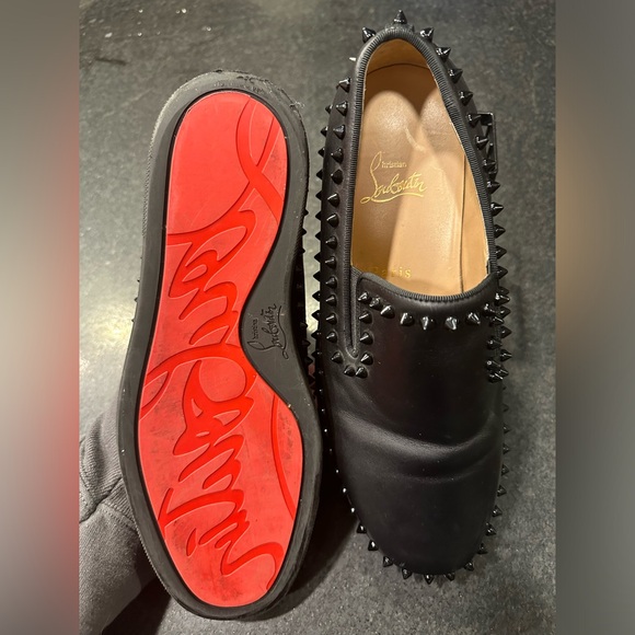 Christian Louboutin Pik Boat Flat Calfskin - Picture 1 of 8